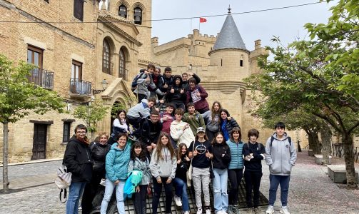 El alumnado de 3º de ESO en Beire