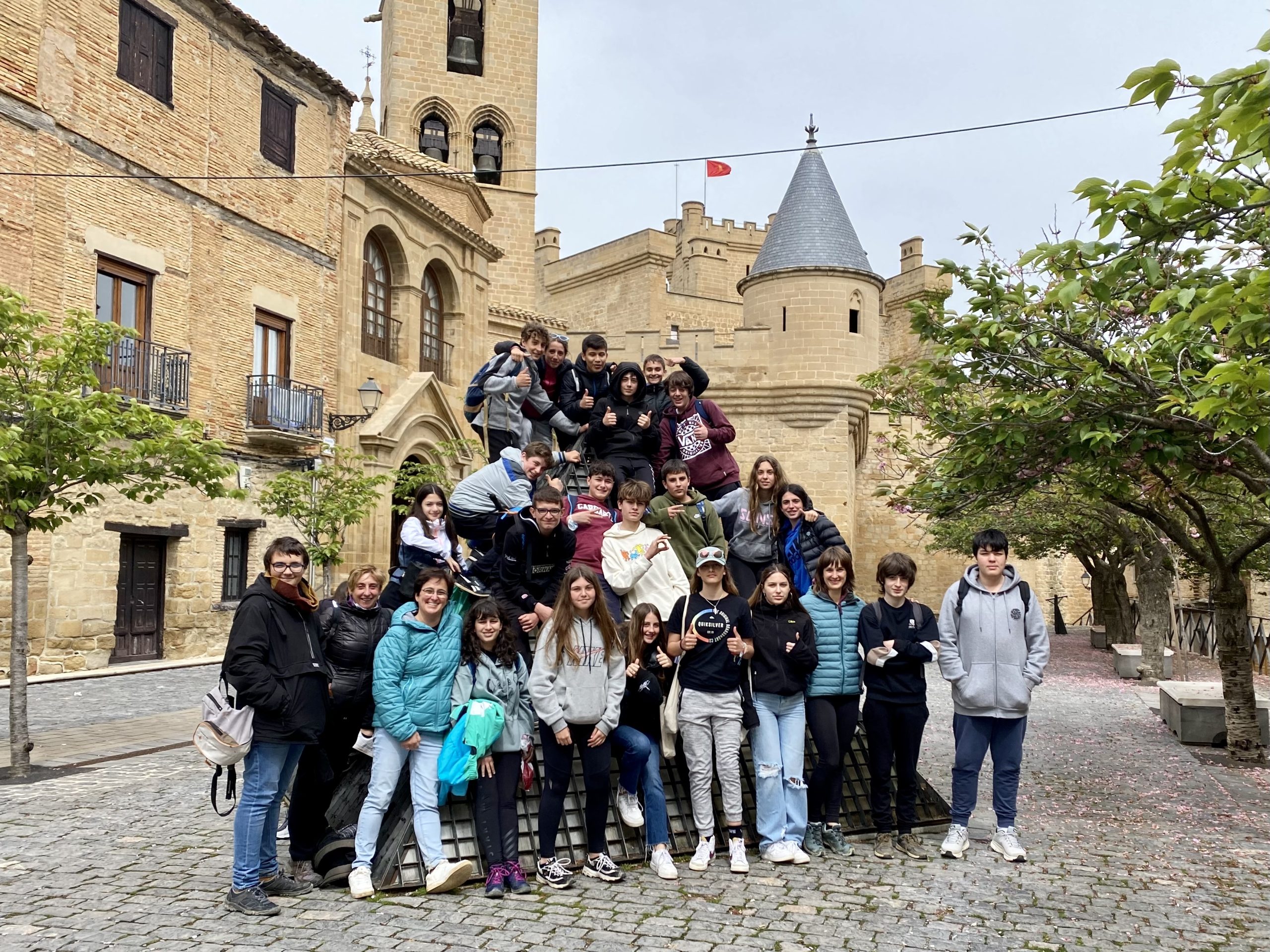 El alumnado de 3º de ESO en Beire