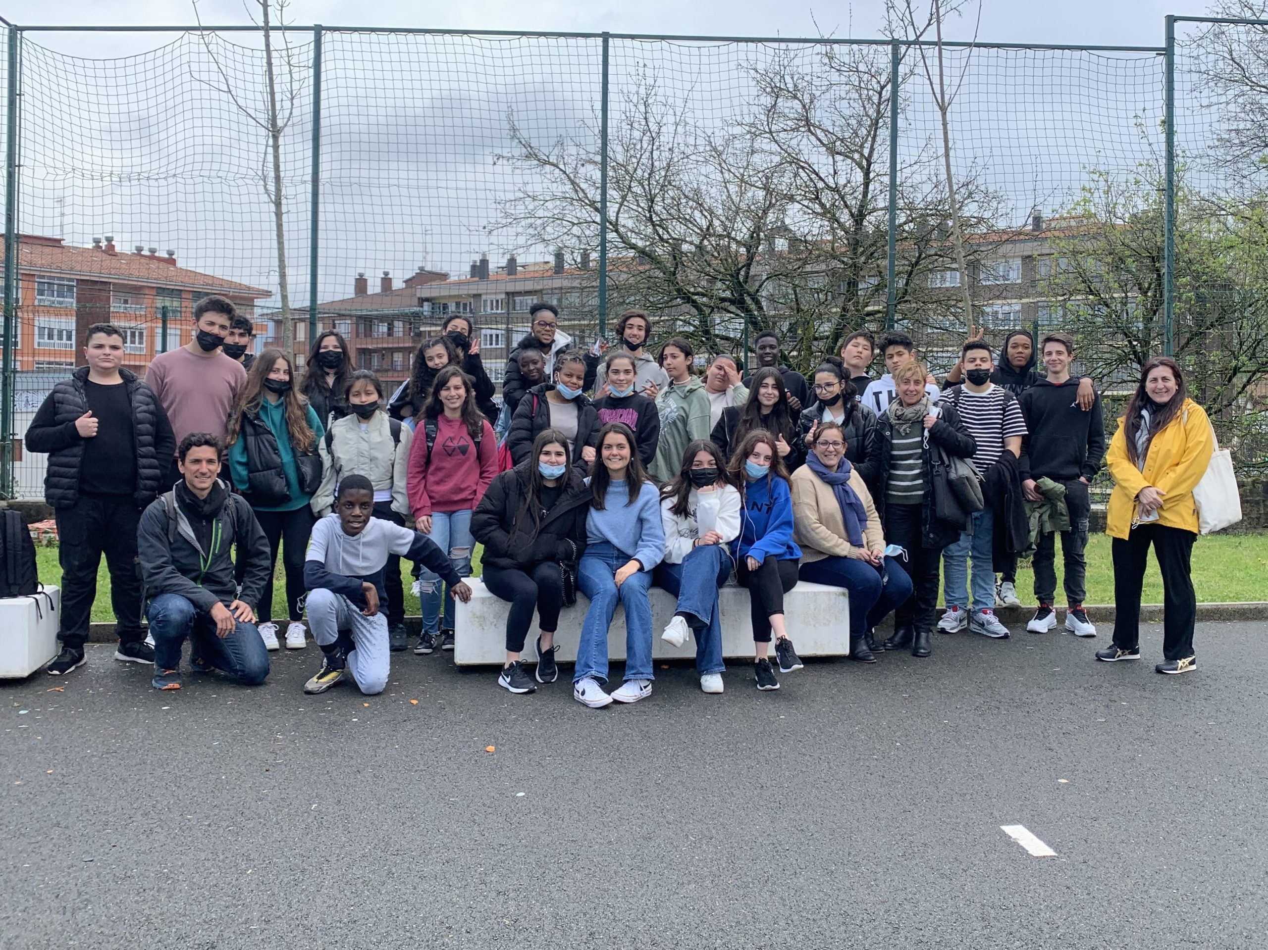 Visita de alumnos/as de Burdeos