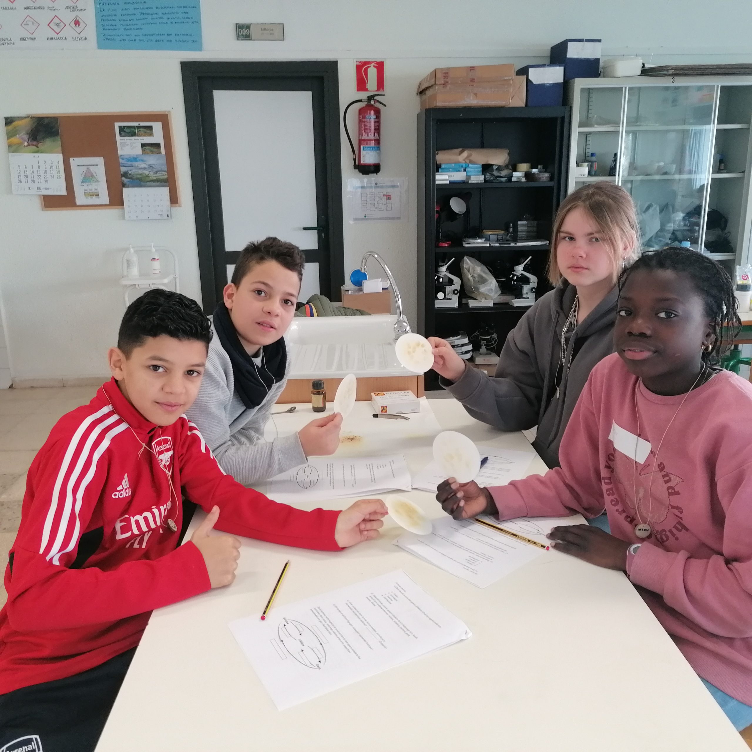 Visita del alumnado del colegio Lekaenea