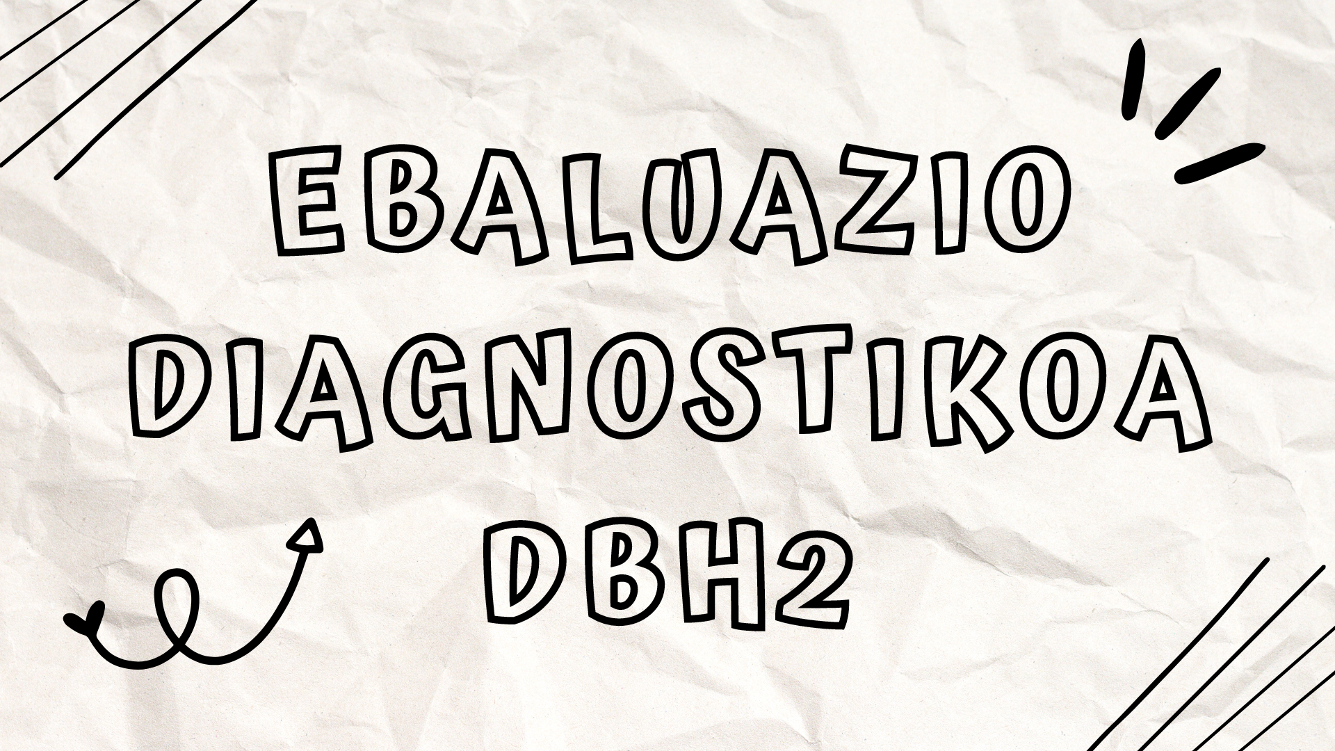 Evaluación Diagnóstica de 2º ESOen Hirubide