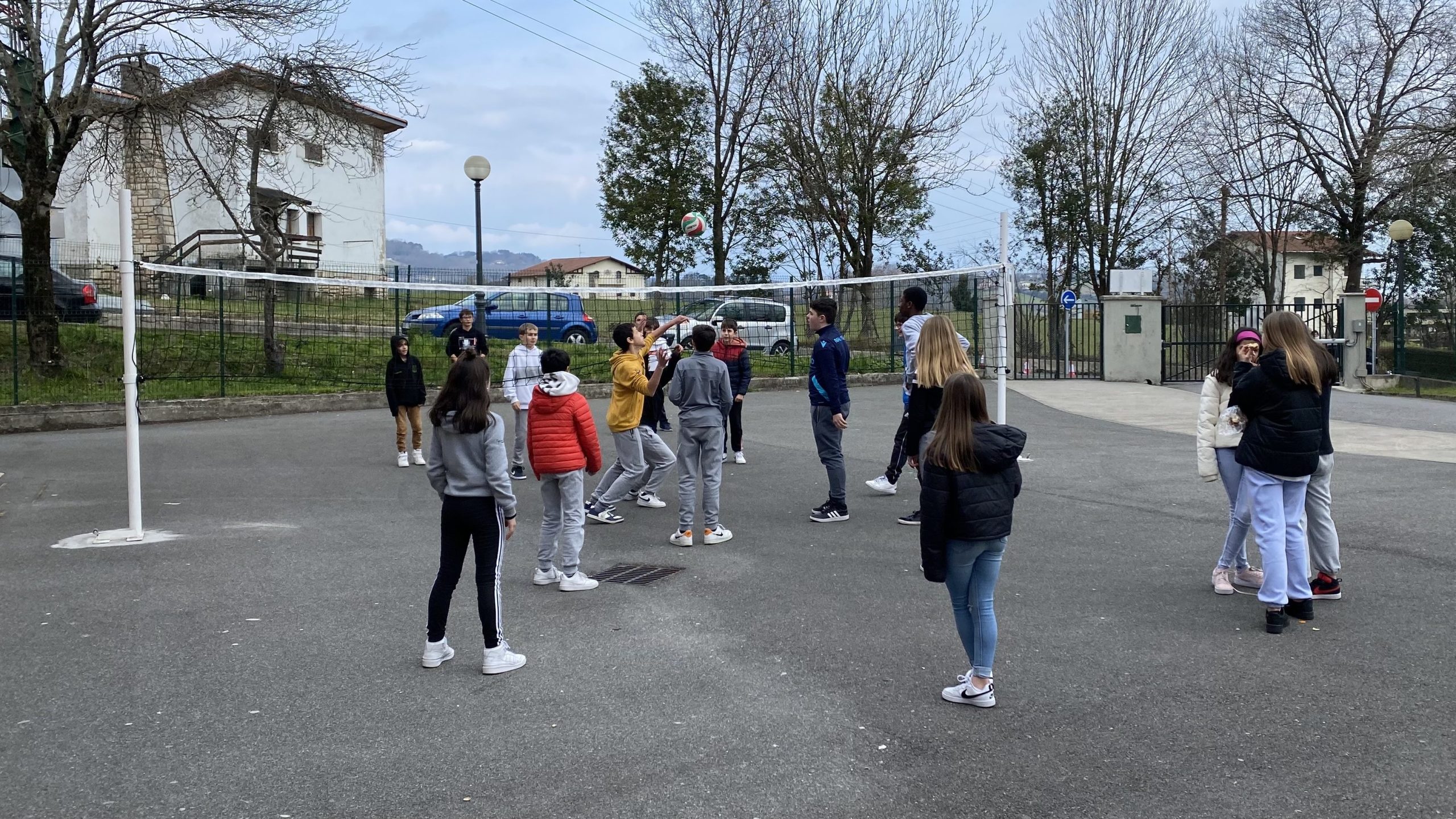 Nueva cancha de voleibol