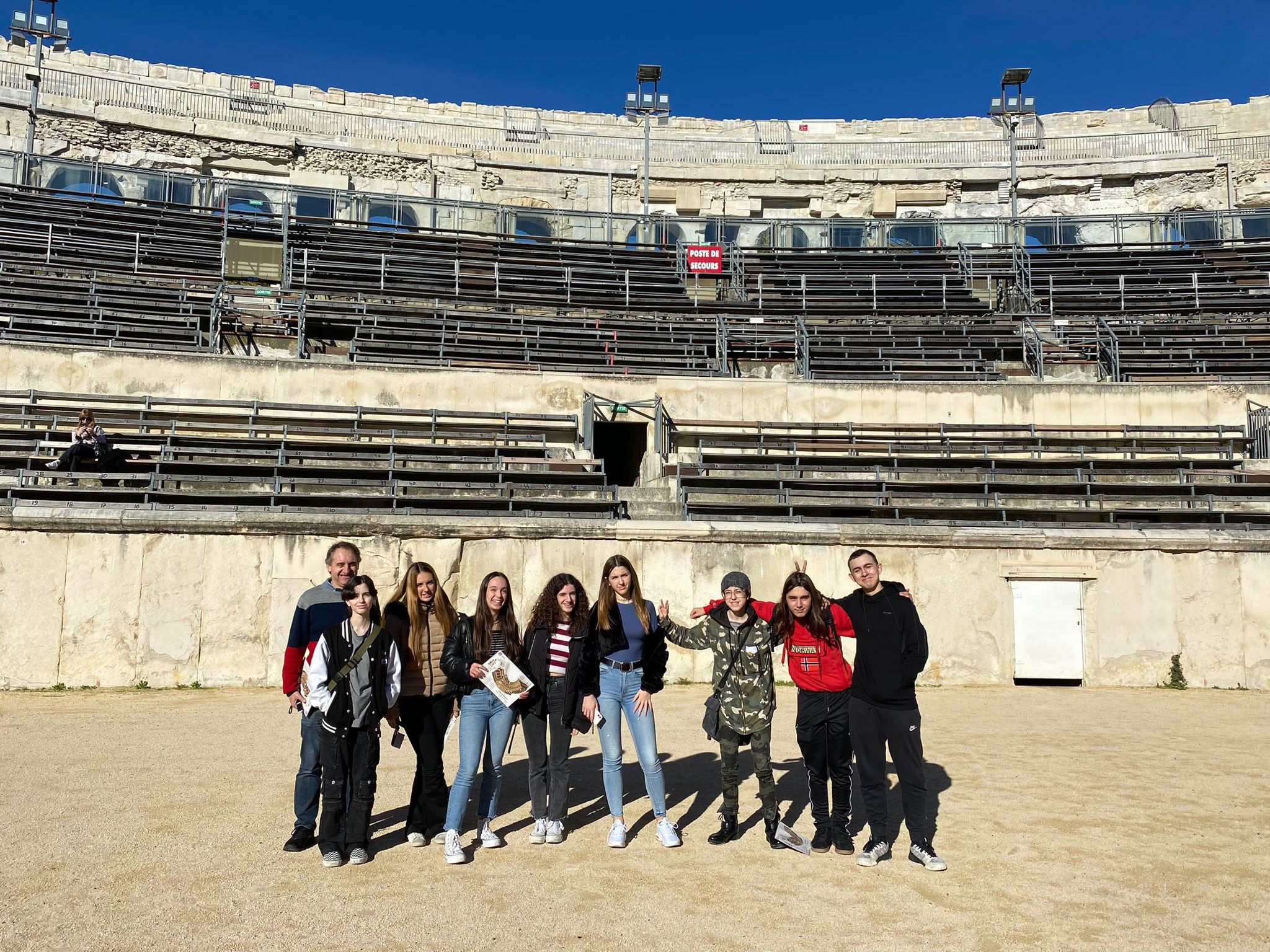 Formación cinematográfica en Nimes