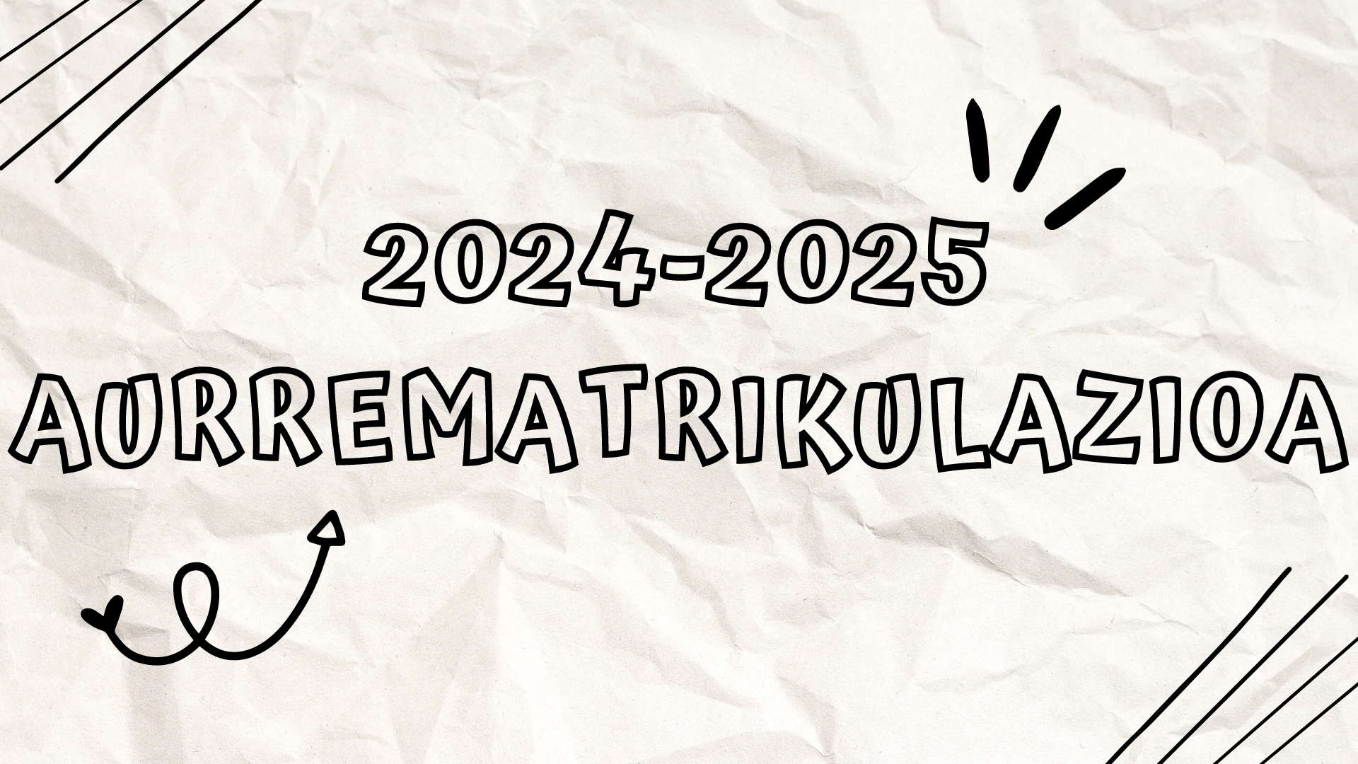 Periodo de prematriculación para el curso 24-25